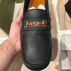 Gucci Men’s Leather Loafer Shoes